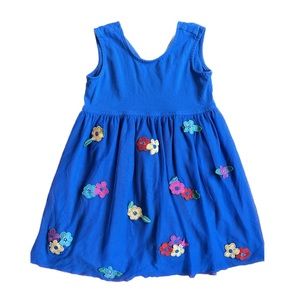 Hanna Andersson girls blue dress. Size 8.